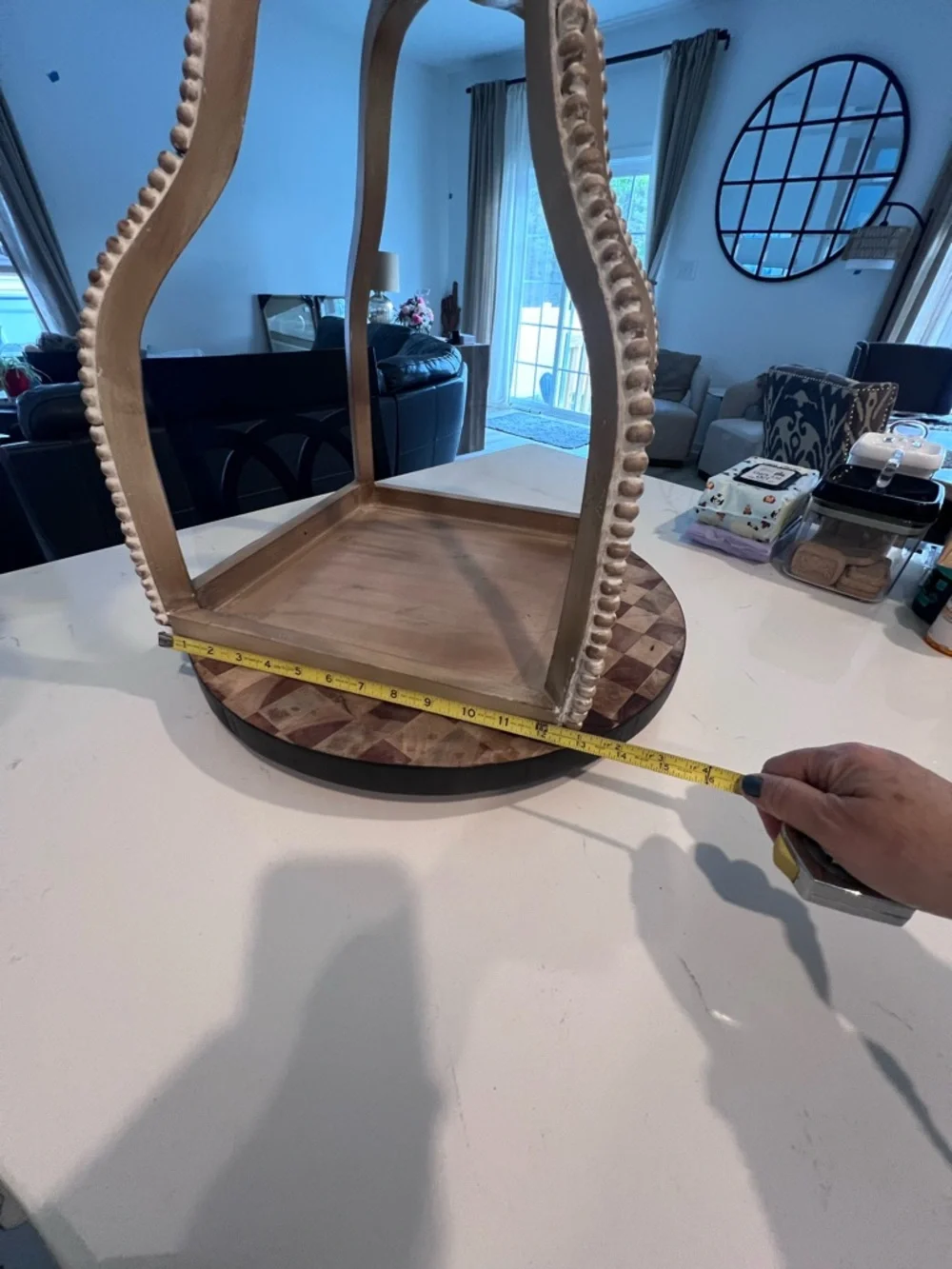 Mud Pie Wooden Lantern - Picture 2 of 8